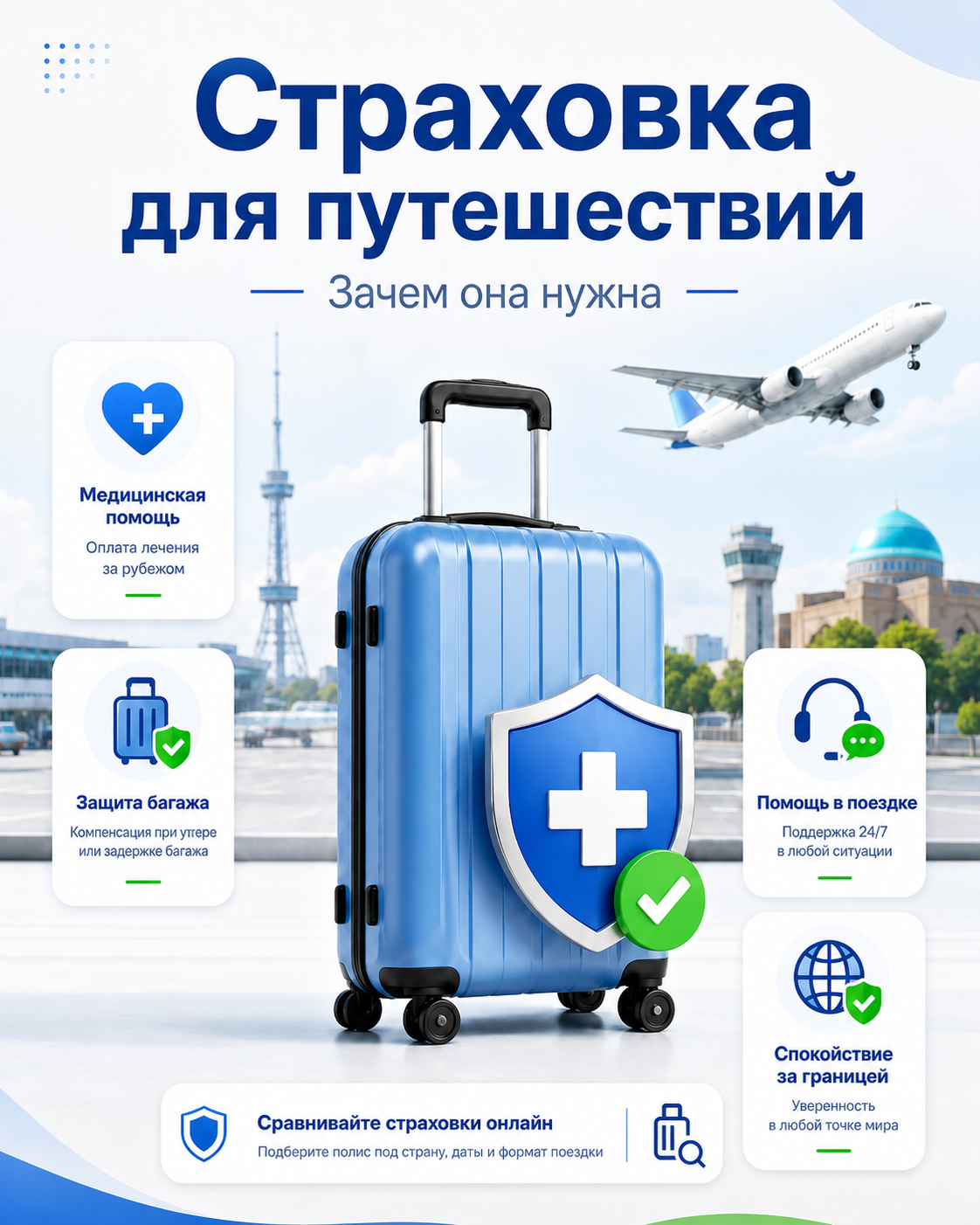 Зачем нужна страховка для путешествий